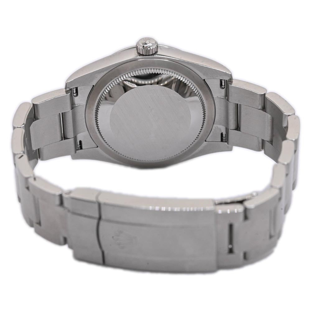 Rolex Unisex Oyster Perpetual Stainless Steel 34mm Silver Stick Dial Watch Ref# 124200 - Happy Jewelers Fine Jewelry Lifetime Warranty