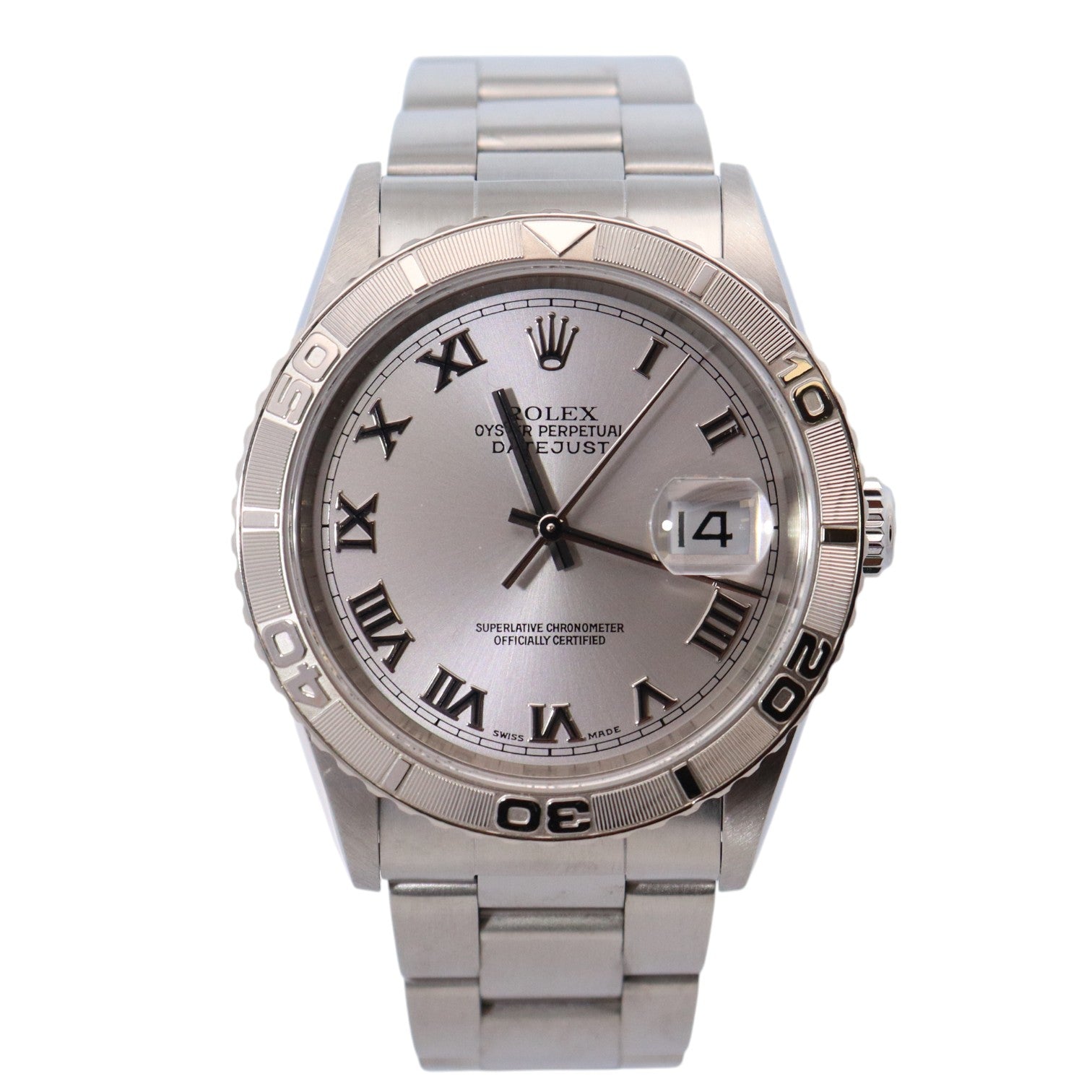 Rolex Datejust 36mm Silver Dial Watch Ref# 16264 - Happy Jewelers Fine Jewelry Lifetime Warranty