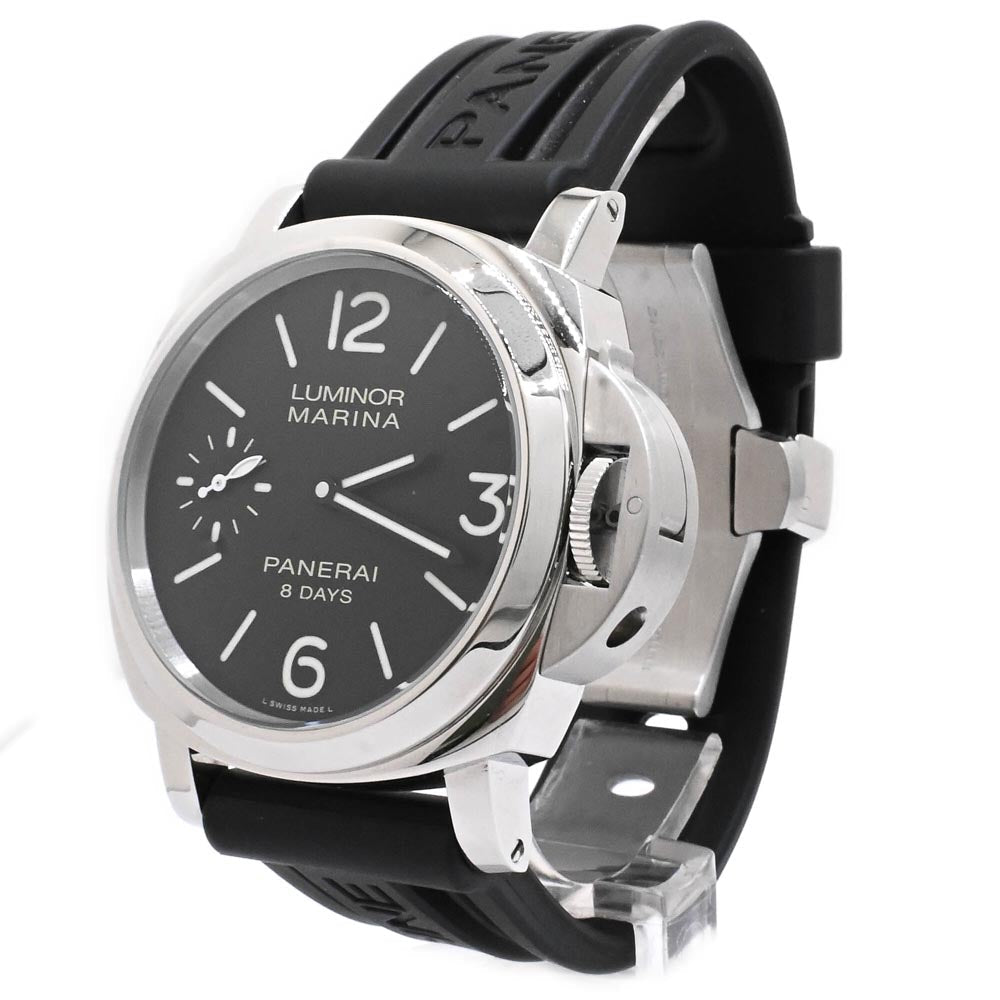 Panerai Men's Luminor Marina 44mm Black Dial Watch Ref# PAM00510 - Happy Jewelers Fine Jewelry Lifetime Warranty