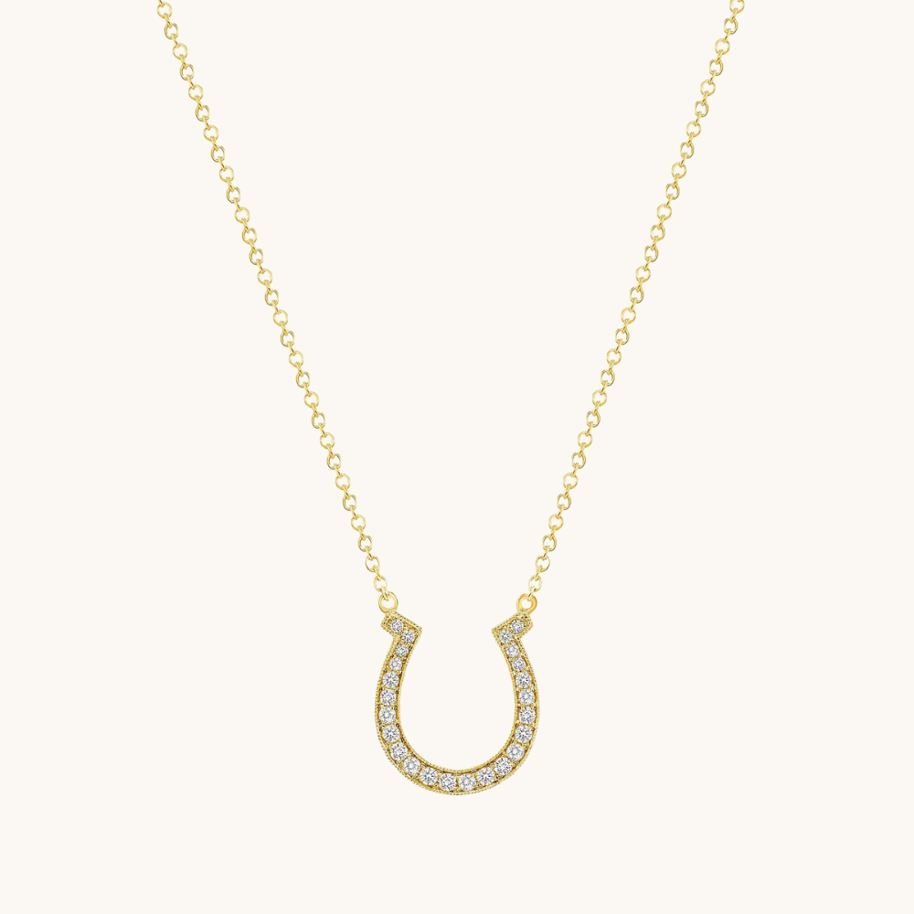 Horseshoe Diamond Necklace