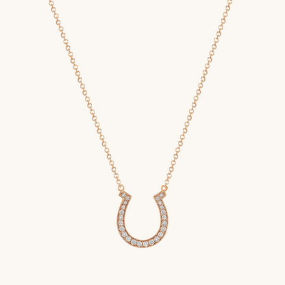 Horseshoe Diamond Necklace - Happy Jewelers Fine Jewelry Lifetime Warranty