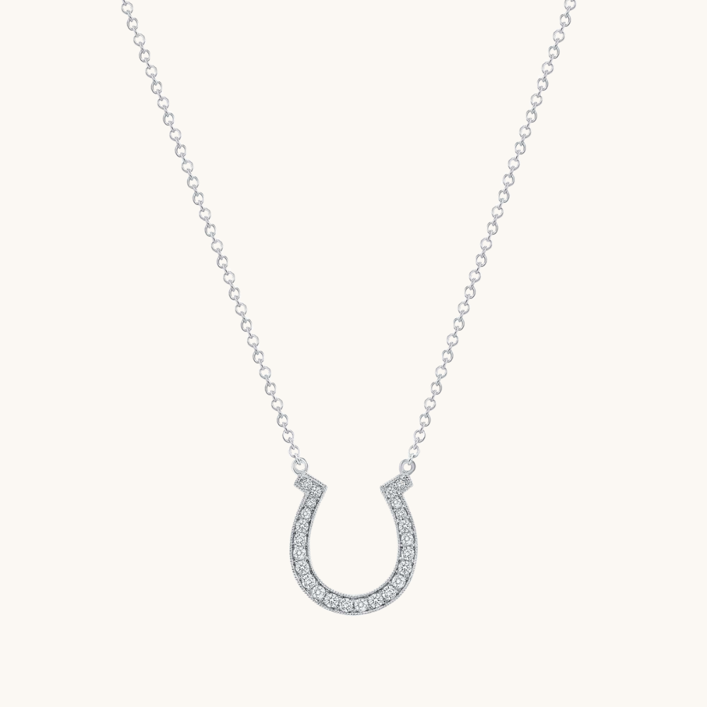 Horseshoe Diamond Necklace