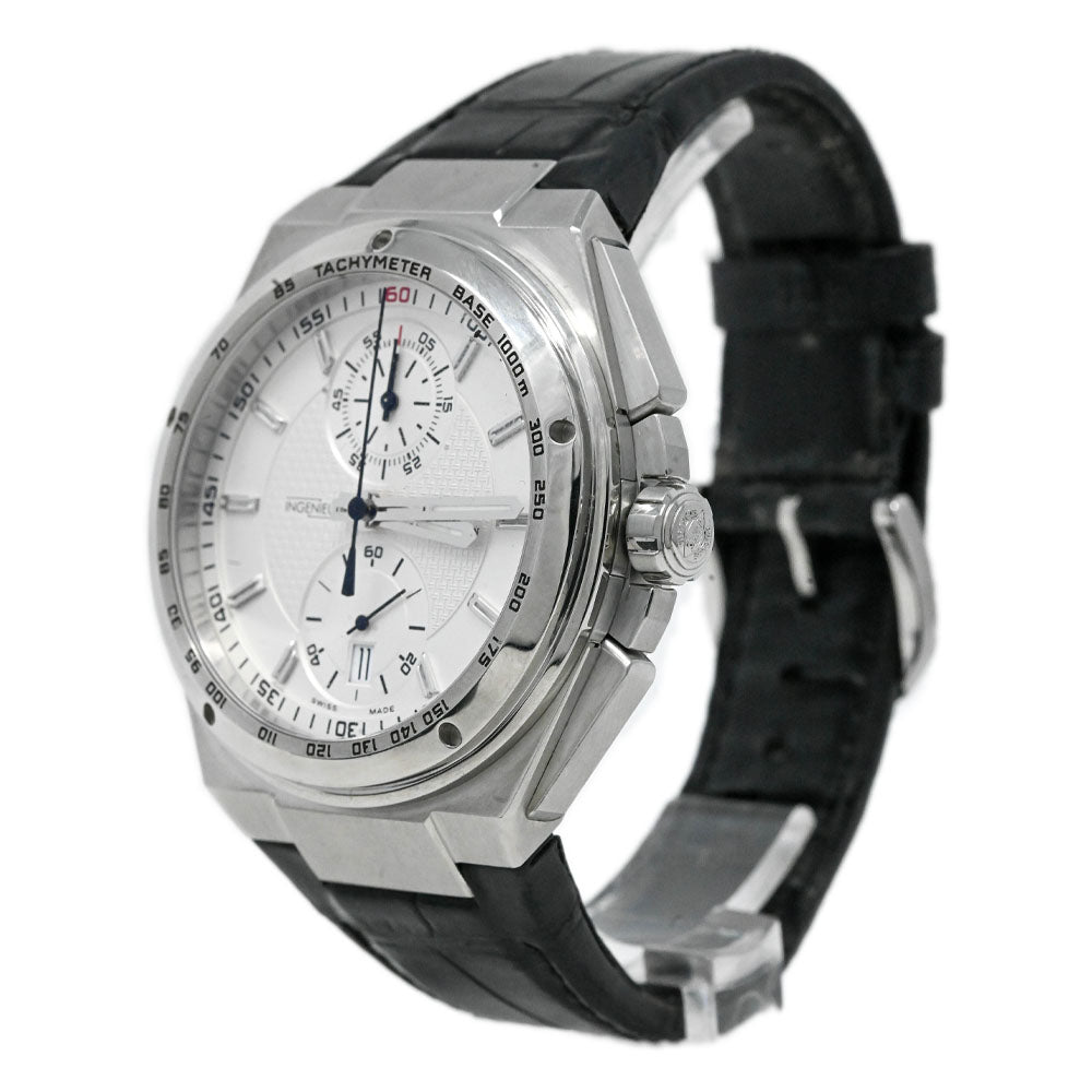 IWC Mens Big Ingenieur Stainless Steel White Chronograph Dial Watch Ref# IW3784 - Happy Jewelers Fine Jewelry Lifetime Warranty