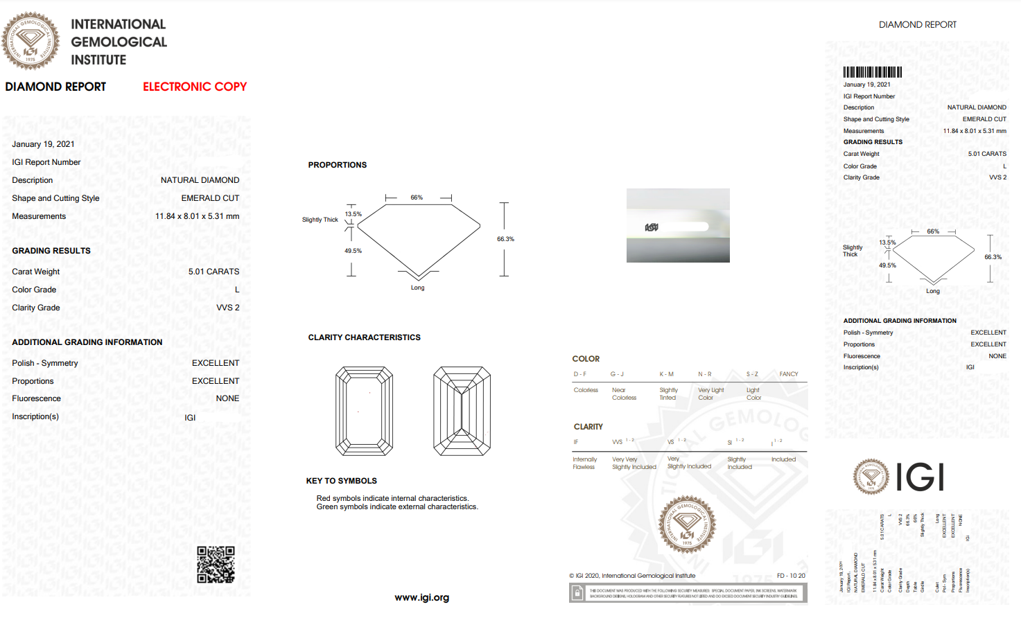 5.01 Carat Emerald Natural Diamond Engagement Ring with Hidden Halo - Happy Jewelers Fine Jewelry Lifetime Warranty