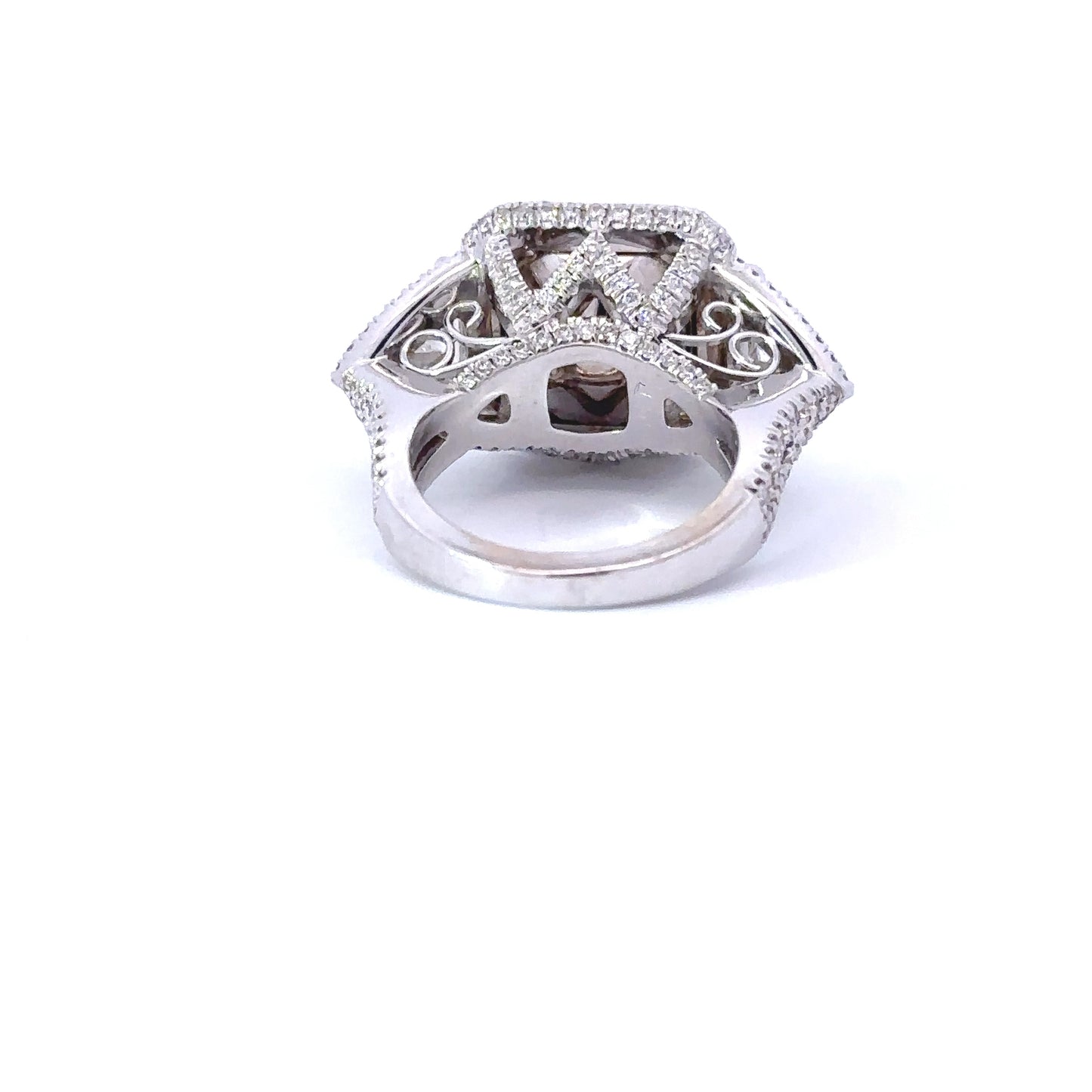 5.58 Carat Fancy Yellow Radiant Natural Diamond 3 Stone Engagement Ring - Happy Jewelers Fine Jewelry Lifetime Warranty