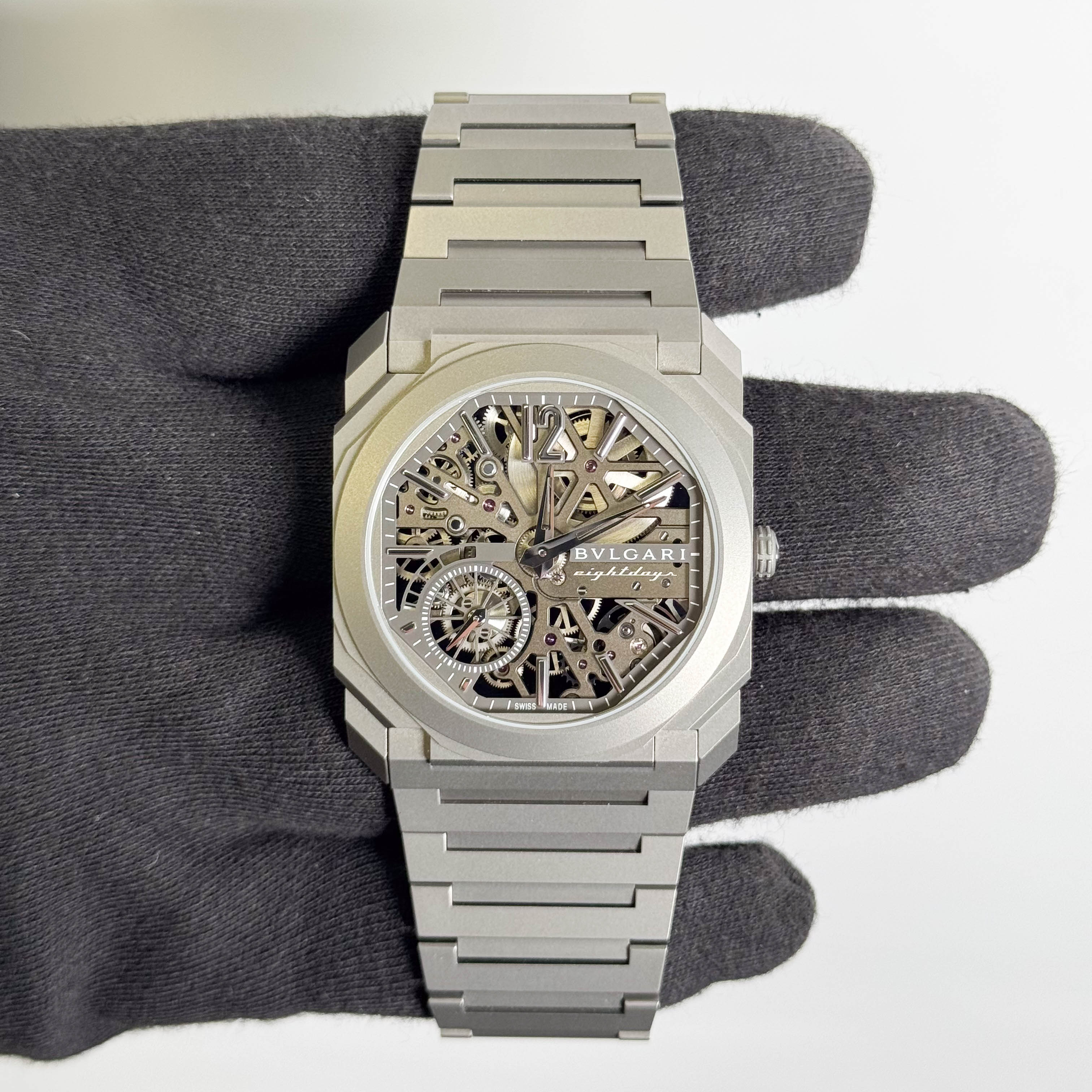 Bvlgari Octo Finissimo 40mm Skeleton Dial Watch Ref# 103610