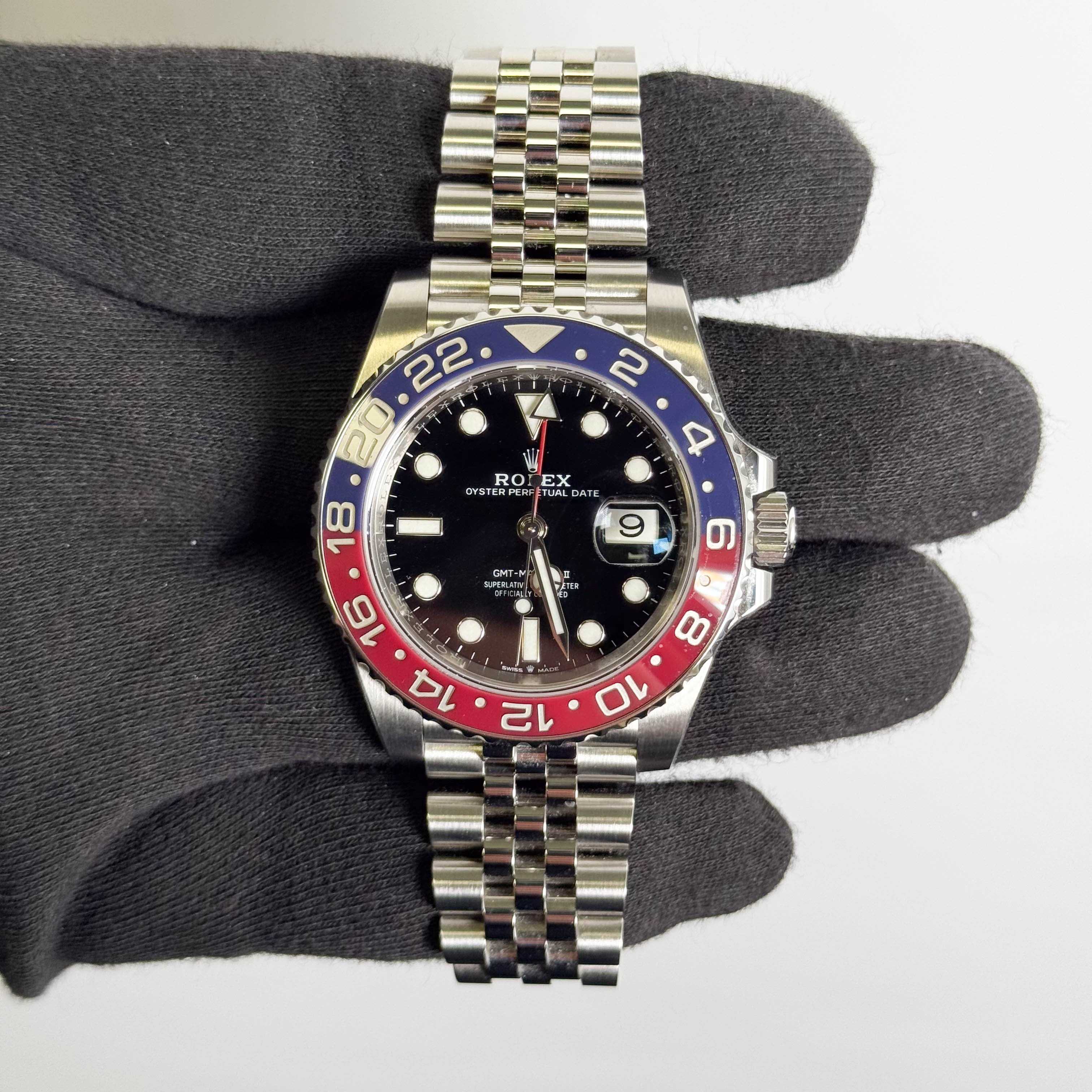 Rolex GMT Master II 40mm Black Dial Watch Ref# 126710BLRO