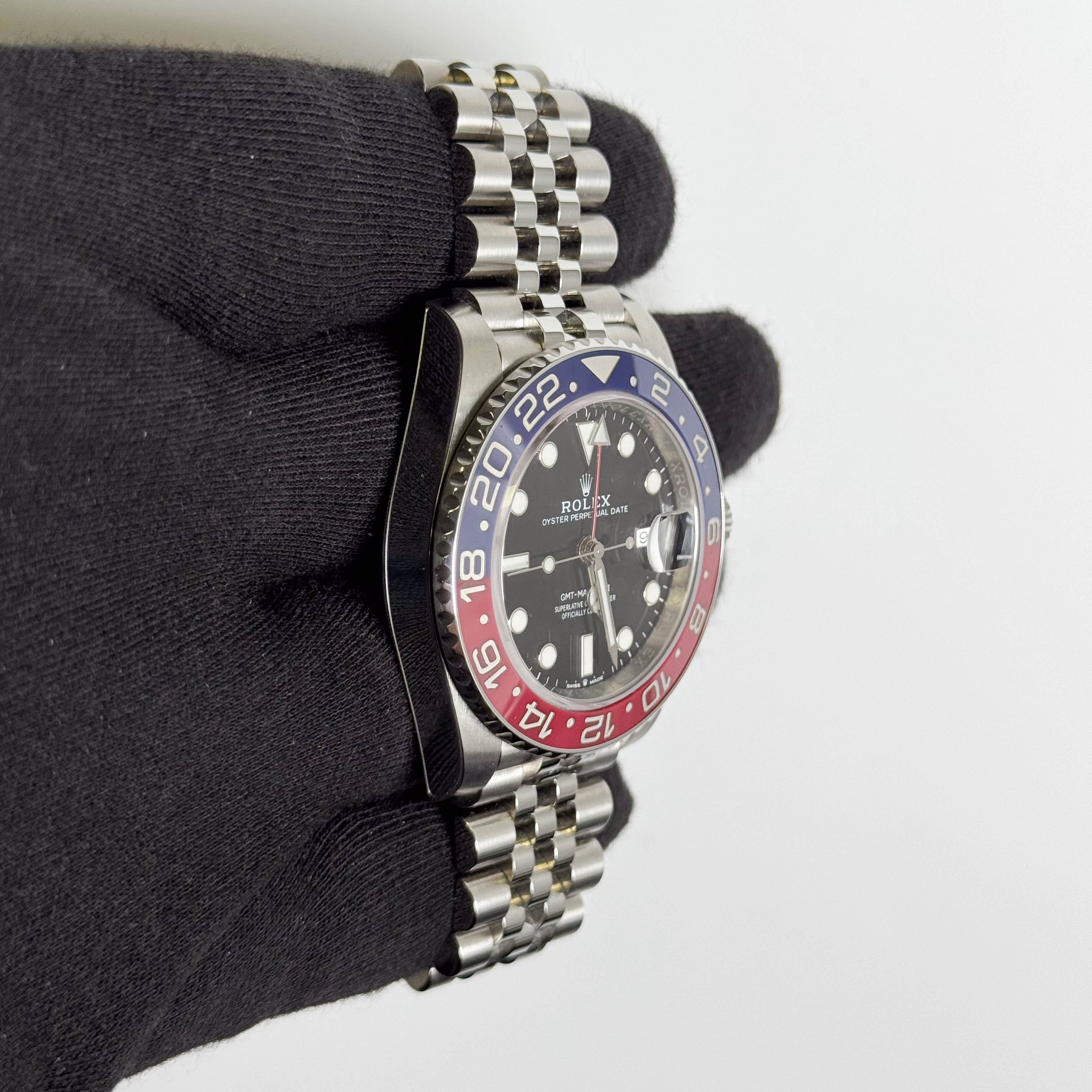 Rolex GMT Master II 40mm Black Dial Watch Ref# 126710BLRO