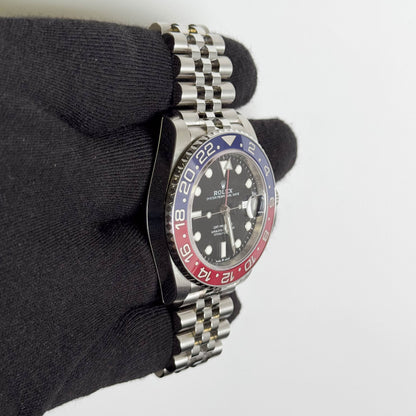 Rolex GMT Master II 40mm Black Dial Watch Ref# 126710BLRO
