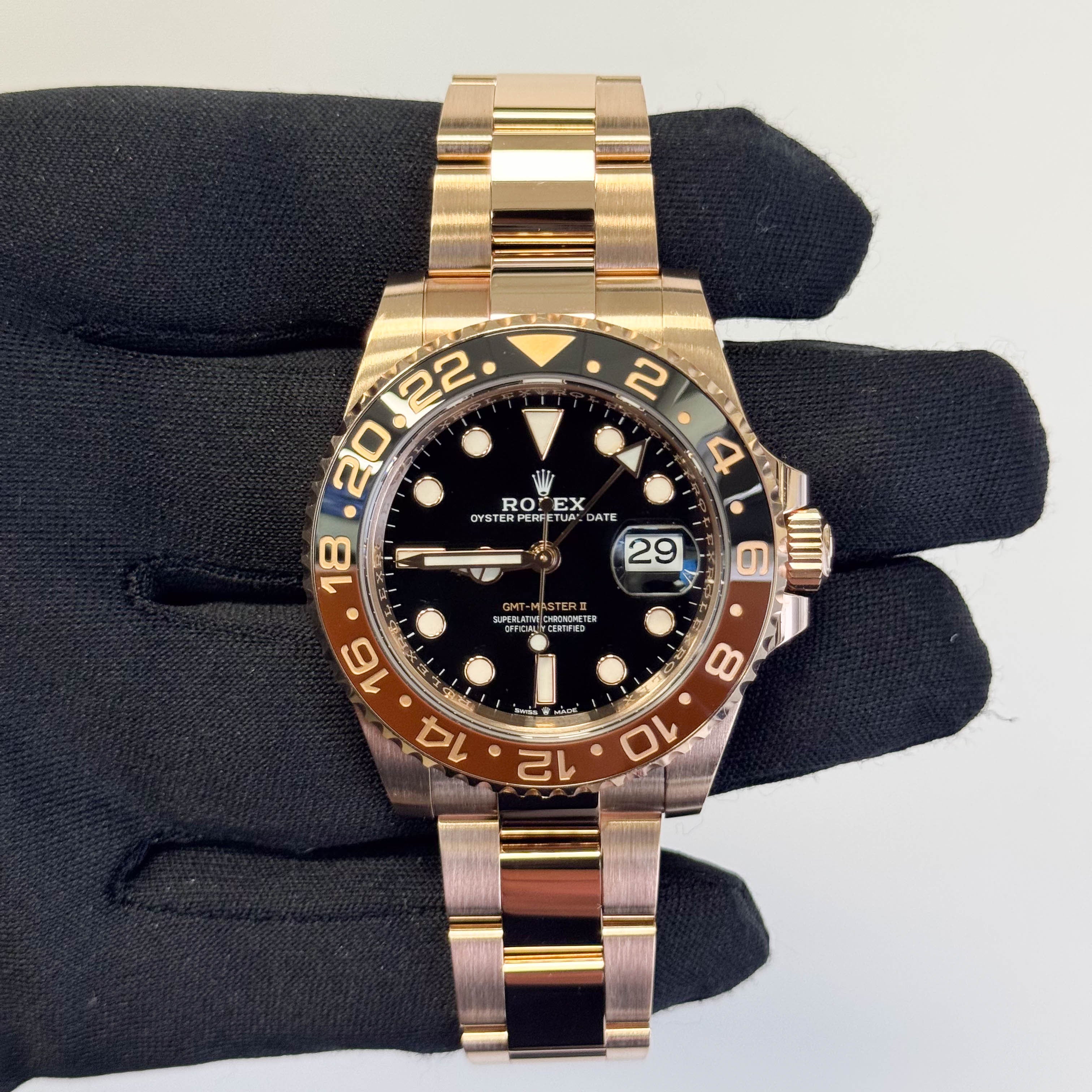 Rolex GMT-Master II Rootbeer 40mm Black Dial Watch Ref# 126715CHNR - Happy Jewelers Fine Jewelry Lifetime Warranty