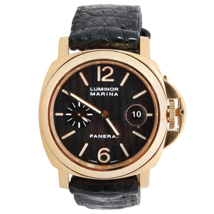 Panerai Luminor 44mm Black Dial Watch Ref# PAM00140 - Happy Jewelers Fine Jewelry Lifetime Warranty