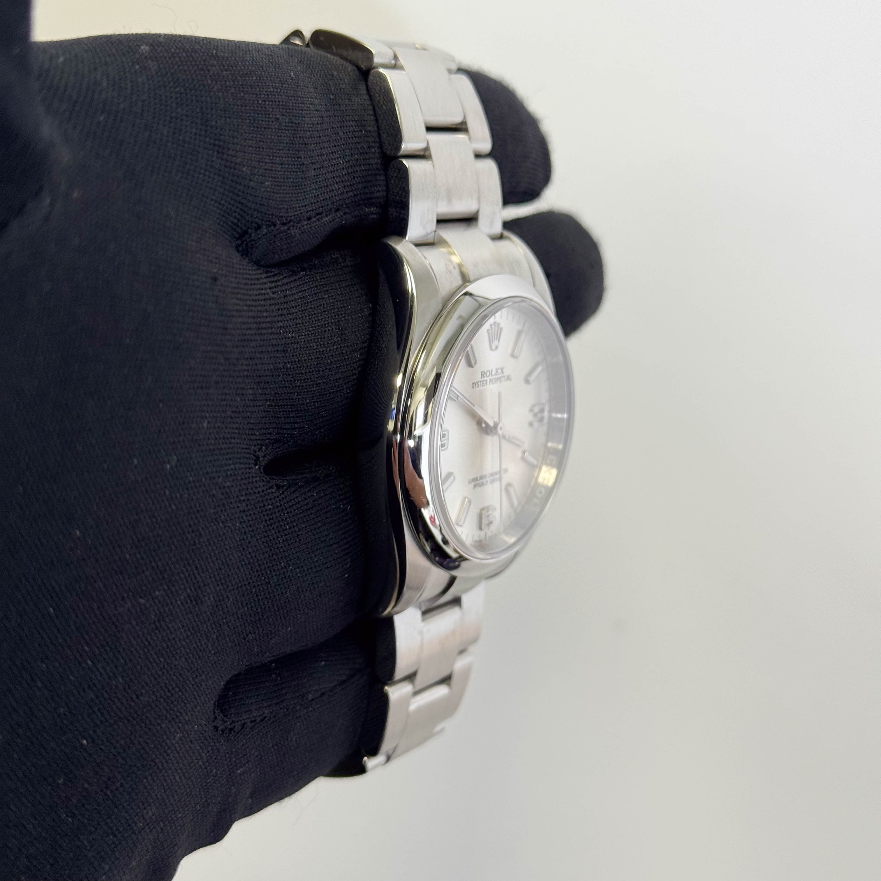 Rolex Oyster Perpetual 36mm Silver Dial Watch Ref# 116000 - Happy Jewelers Fine Jewelry Lifetime Warranty