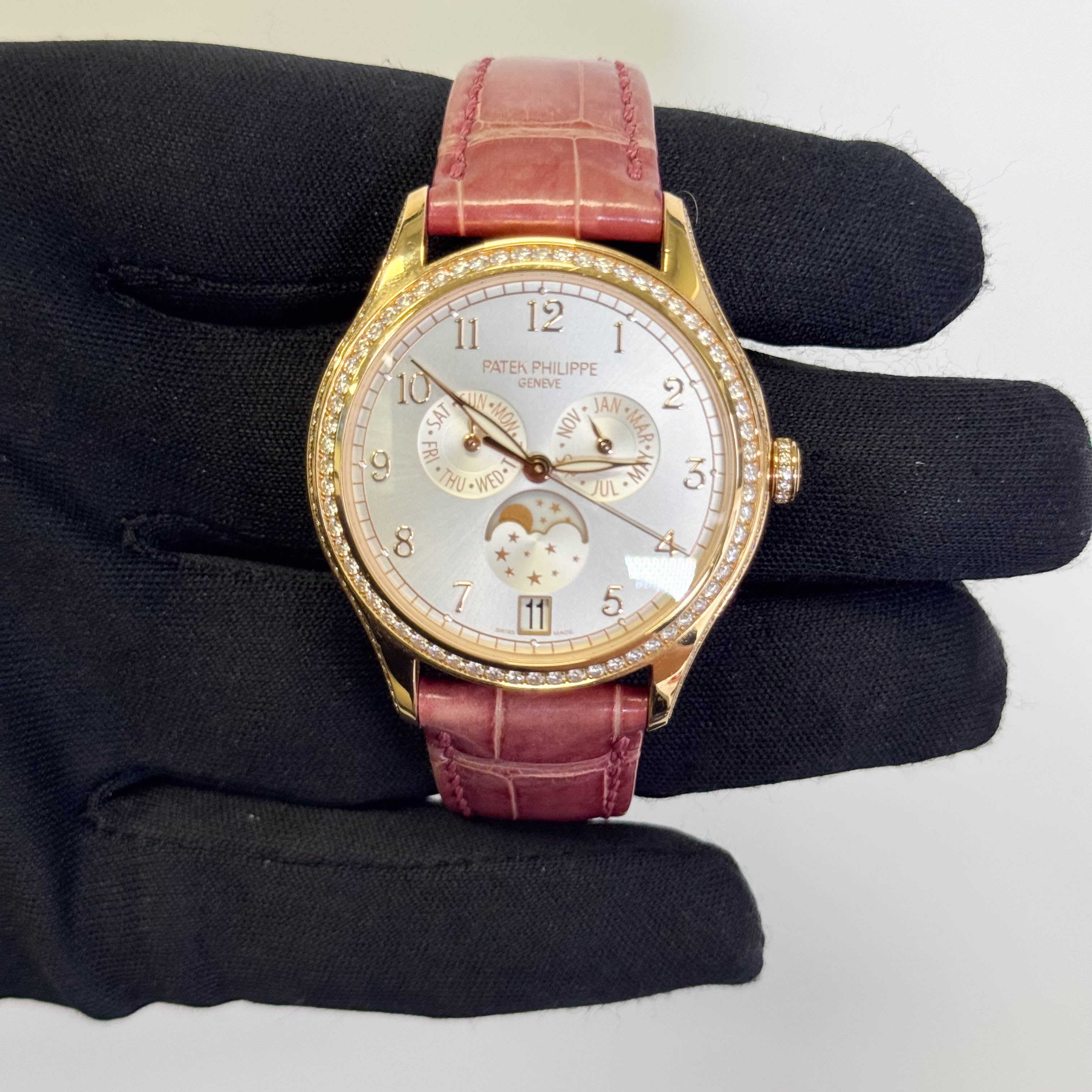 Patek Philippe Annual Calendar 38mm Silver Dial Watch Ref# 4947R-001