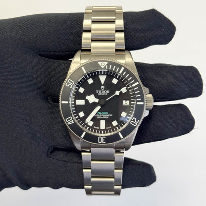 Tudor Pelagos Ultra Titanium 43mm Black Dial Watch Ref# 2543C1A7NU - Happy Jewelers Fine Jewelry Lifetime Warranty