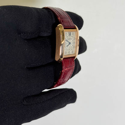 Cartier Tank 30mm Silver Dial Watch Ref# WJTA0007