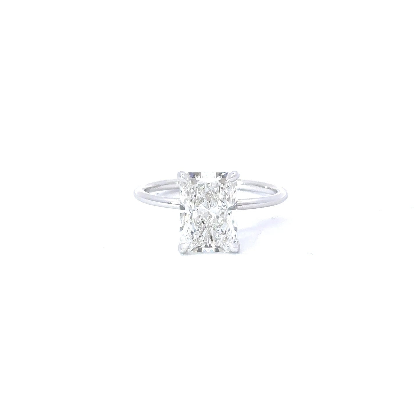 Load image into Gallery viewer, 2.00-2.99 Carat Radiant Lab Grown Diamond Solitaire Engagement Ring - Happy Jewelers Fine Jewelry Lifetime Warranty
