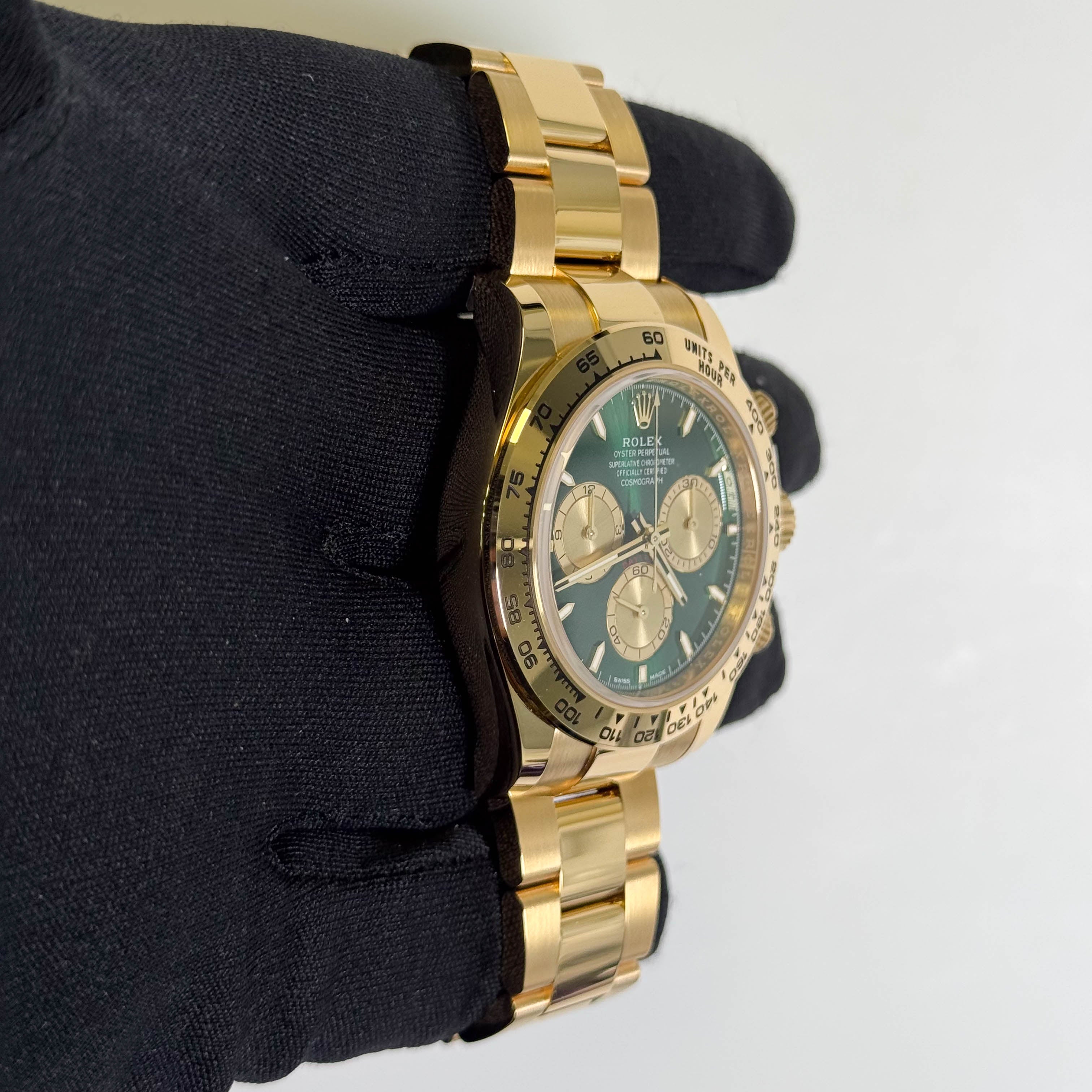Rolex Daytona 40mm Green Dial Watch Ref# 126508 - Happy Jewelers Fine Jewelry Lifetime Warranty