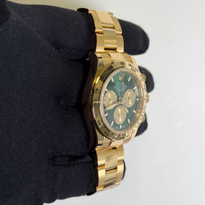 Rolex Daytona 40mm Green Dial Watch Ref# 126508 - Happy Jewelers Fine Jewelry Lifetime Warranty