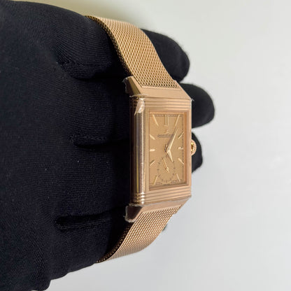 Jaeger-LeCoultre Reverso 45.6mm x 27.4mm Gold Dial Watch Ref# Q713216J