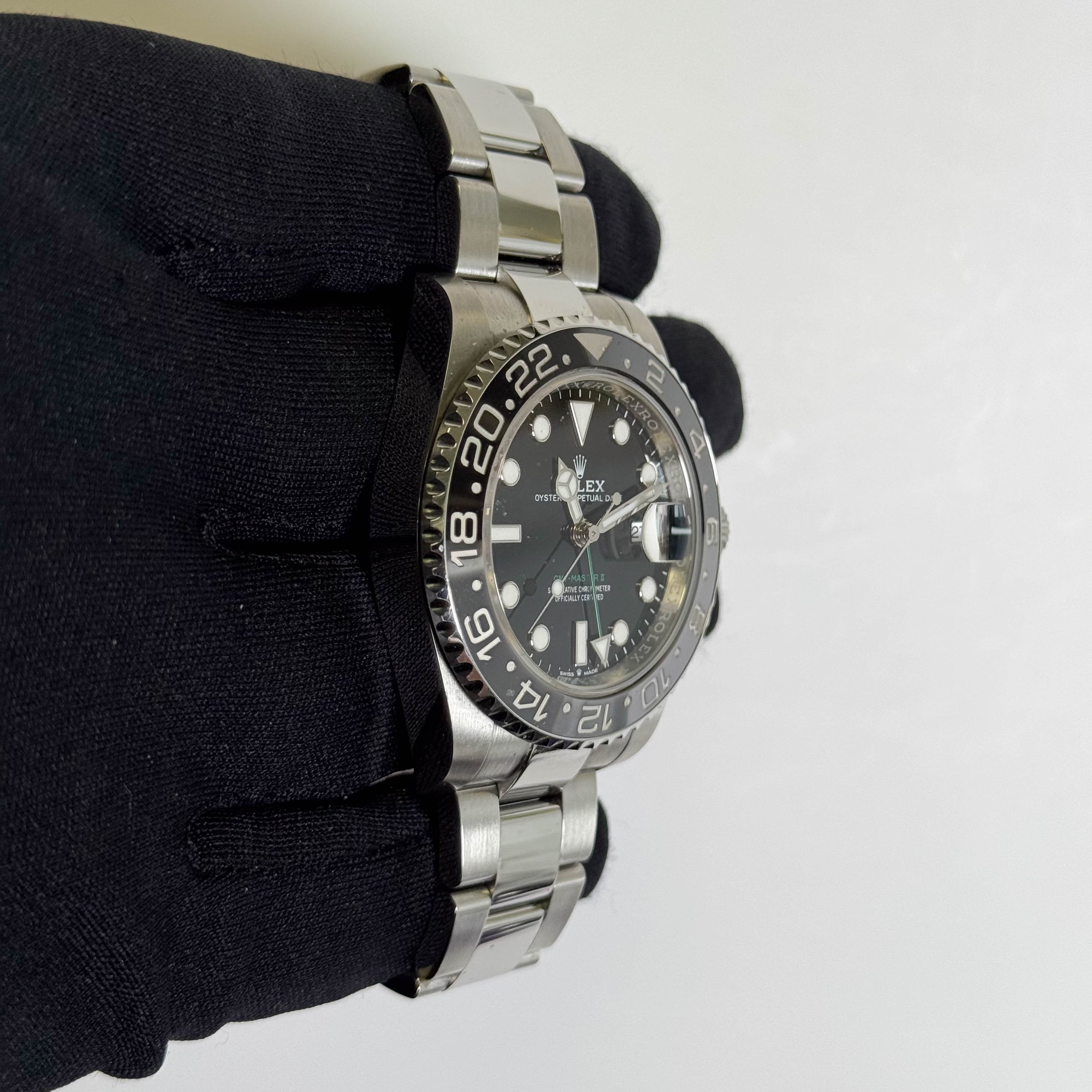 Rolex GMT-Master II 40mm Black Dial Ref# 126710GRNR