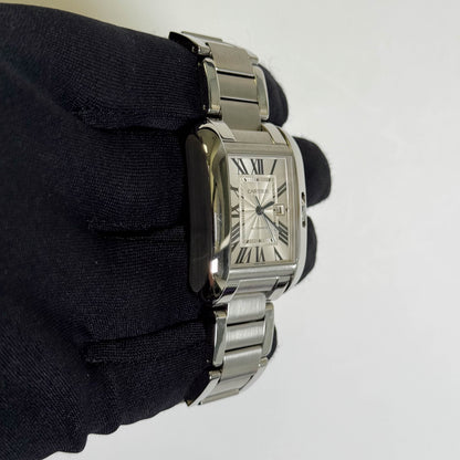 Cartier Tank Anglaise 29.8mm Ivory Dial Watch Ref# W5310009 - Happy Jewelers Fine Jewelry Lifetime Warranty