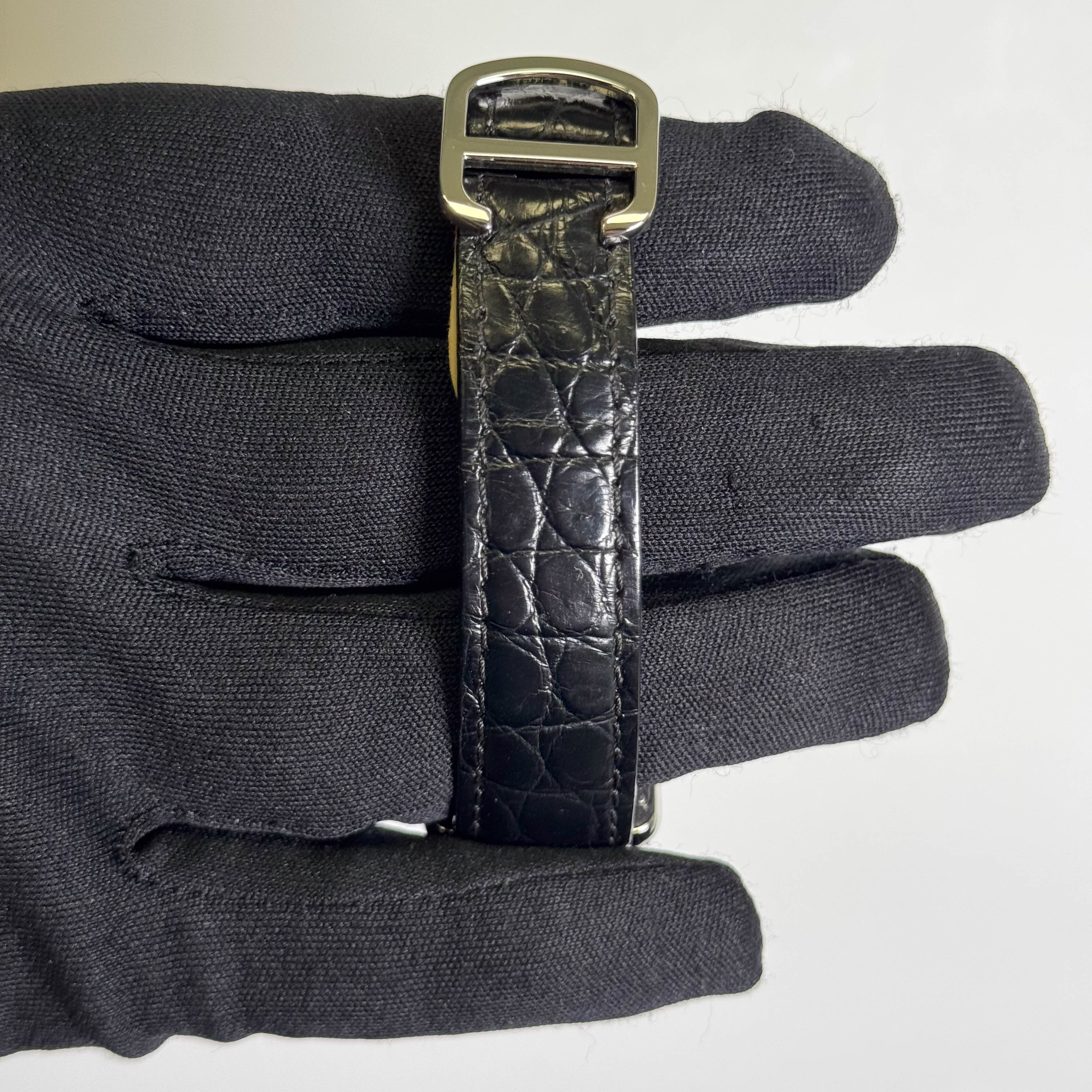 Cartier Tank Solo 24mm Silver Dial Watch Ref# W1019555