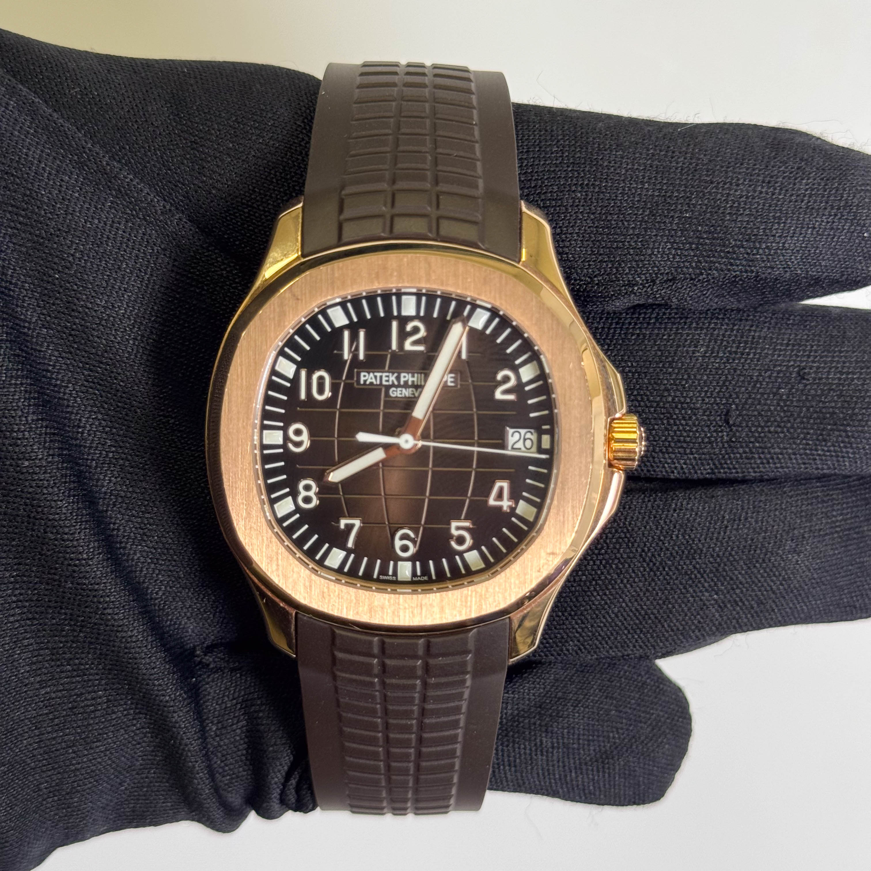 Patek Philippe Aquanaut 40mm Brown Dial Ref# 5167R-001 - Happy Jewelers Fine Jewelry Lifetime Warranty