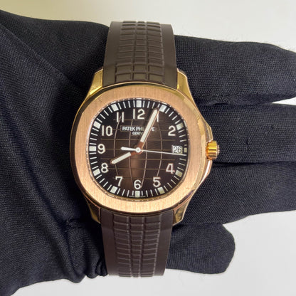 Patek Philippe Aquanaut 40mm Brown Dial Ref# 5167R-001 - Happy Jewelers Fine Jewelry Lifetime Warranty