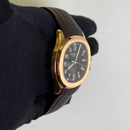 Patek Philippe Aquanaut 40mm Brown Dial Ref# 5167R-001 - Happy Jewelers Fine Jewelry Lifetime Warranty