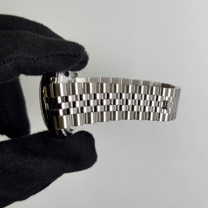 Rolex Datejust 36mm Rhodium Flower Dial Watch Ref# 116234