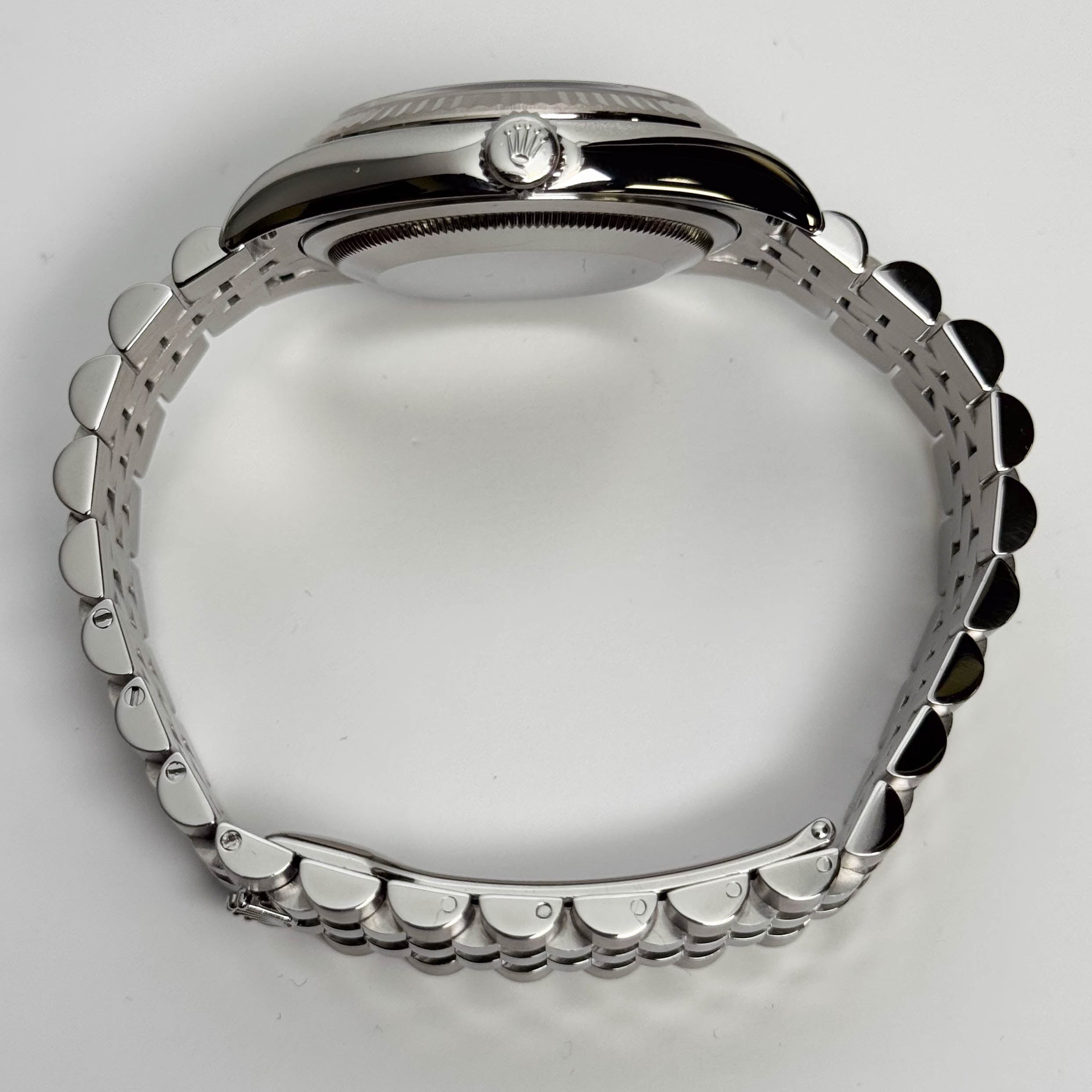 Rolex Datejust 36mm Rhodium Flower Dial Watch Ref# 116234