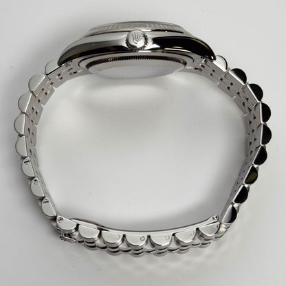 Rolex Datejust 36mm Rhodium Flower Dial Watch Ref# 116234
