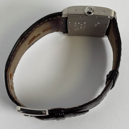 Cartier Tank Divan 38mm Ivory Dial Watch Ref# WA301356