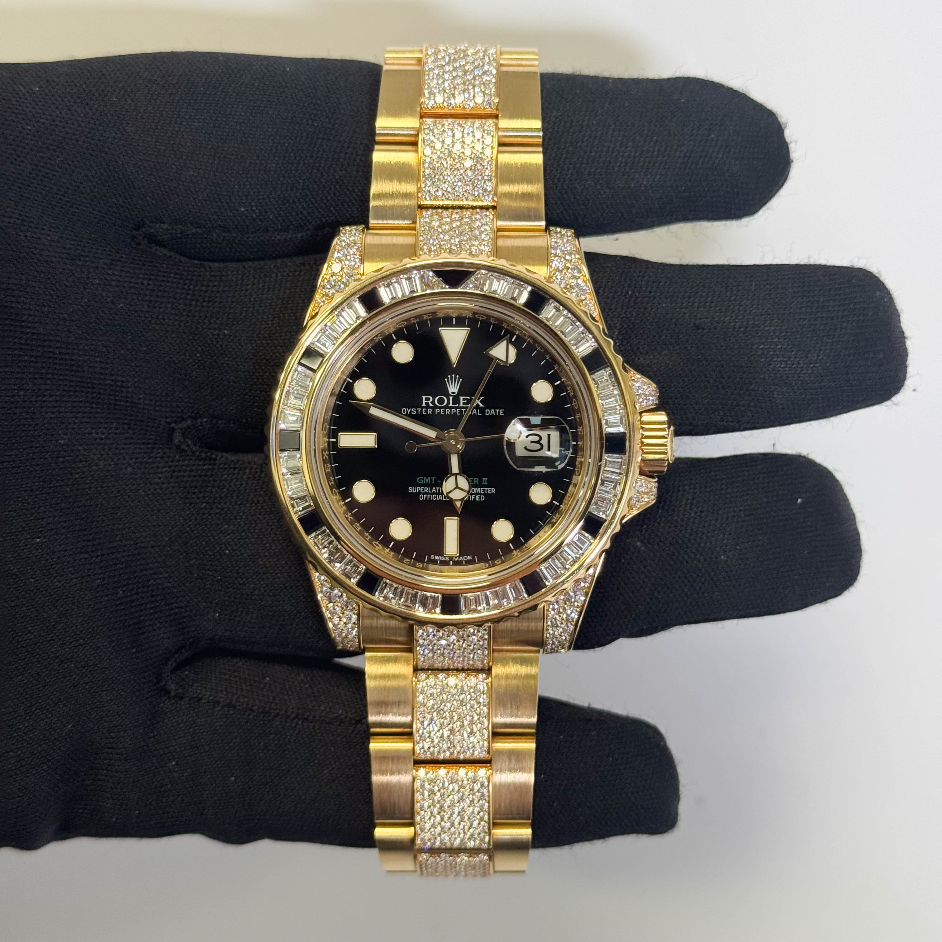 Rolex GMT-Master II 40mm Black Dial Watch Ref# 116758SANR - Happy Jewelers Fine Jewelry Lifetime Warranty