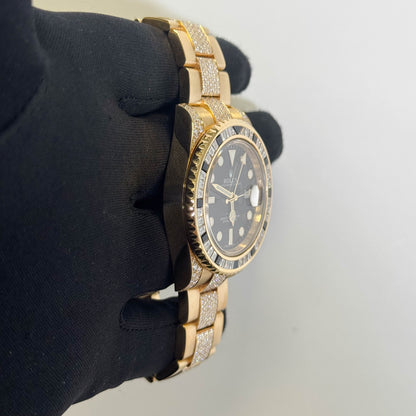 Rolex GMT-Master II 40mm Black Dial Watch Ref# 116758SANR - Happy Jewelers Fine Jewelry Lifetime Warranty