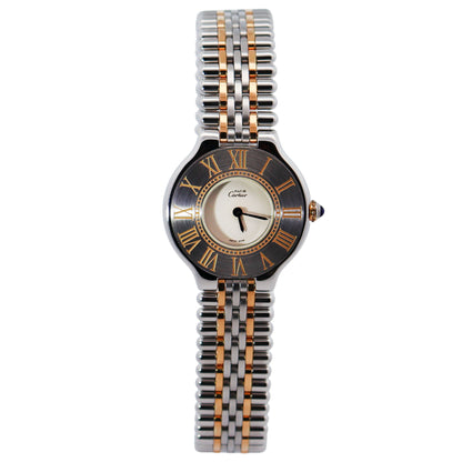 Cartier Must 31mm Ivory Dial Watch Ref# 83090171 - Happy Jewelers Fine Jewelry Lifetime Warranty