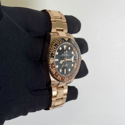 Rolex GMT-Master II "Rootbeer" 40mm Black Dot Dial Watch Ref# 126715CHNR - Happy Jewelers Fine Jewelry Lifetime Warranty