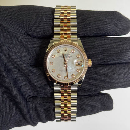 Rolex Datejust 31mm Mother Of Pearl Dial Watch Ref# 278271