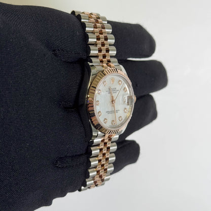 Rolex Datejust 31mm Mother Of Pearl Dial Watch Ref# 278271