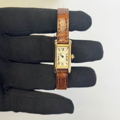 Cartier Tank 20mm White Dial Watch Ref# W1501756 - Happy Jewelers Fine Jewelry Lifetime Warranty