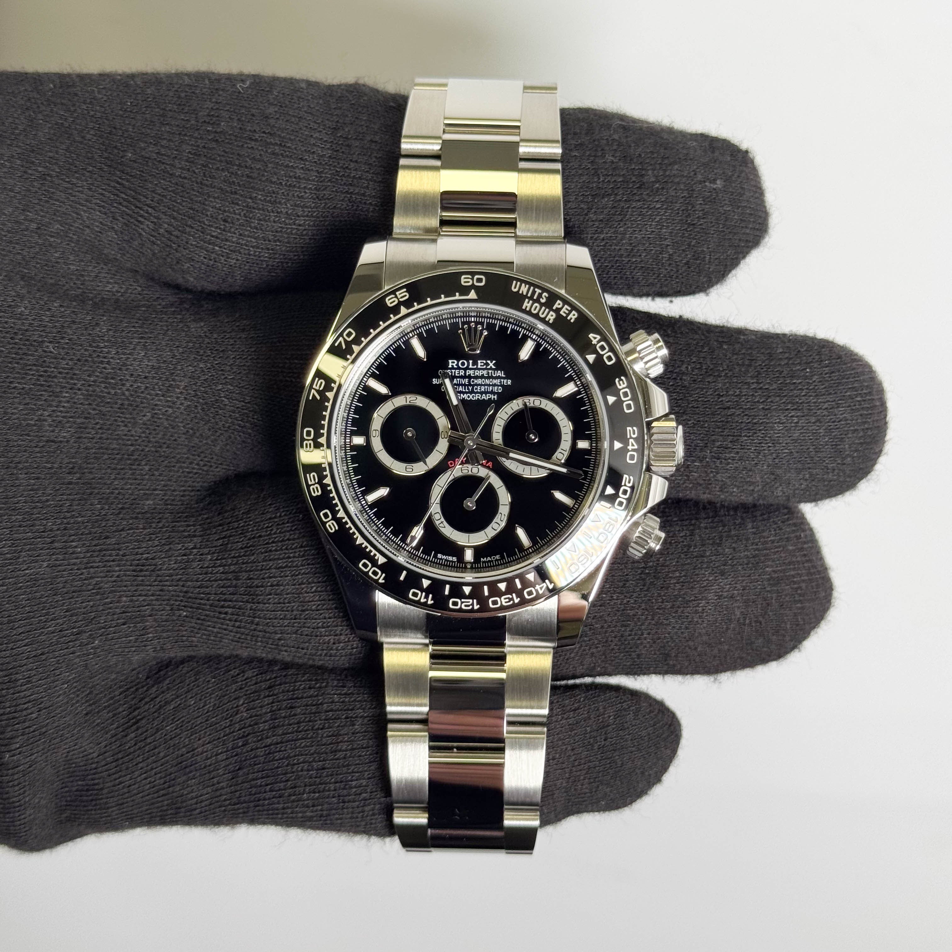 Rolex Daytona 40mm Black Dial Watch Ref# 126500LN