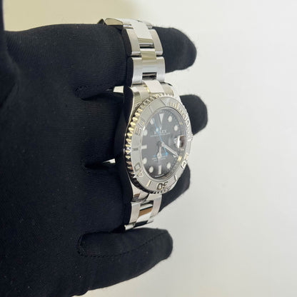 Rolex Yacht-Master 37mm Rhodium Dial Watch Ref# 268622 - Happy Jewelers Fine Jewelry Lifetime Warranty