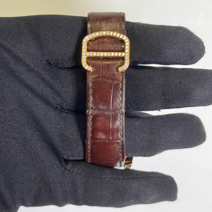 Cartier Calibre 38mm Pave Dial Watch Ref# WF100015