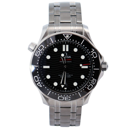 Omega Seamaster 42mm Black Dial Watch Ref# 210.30.42.20.01.001 - Happy Jewelers Fine Jewelry Lifetime Warranty