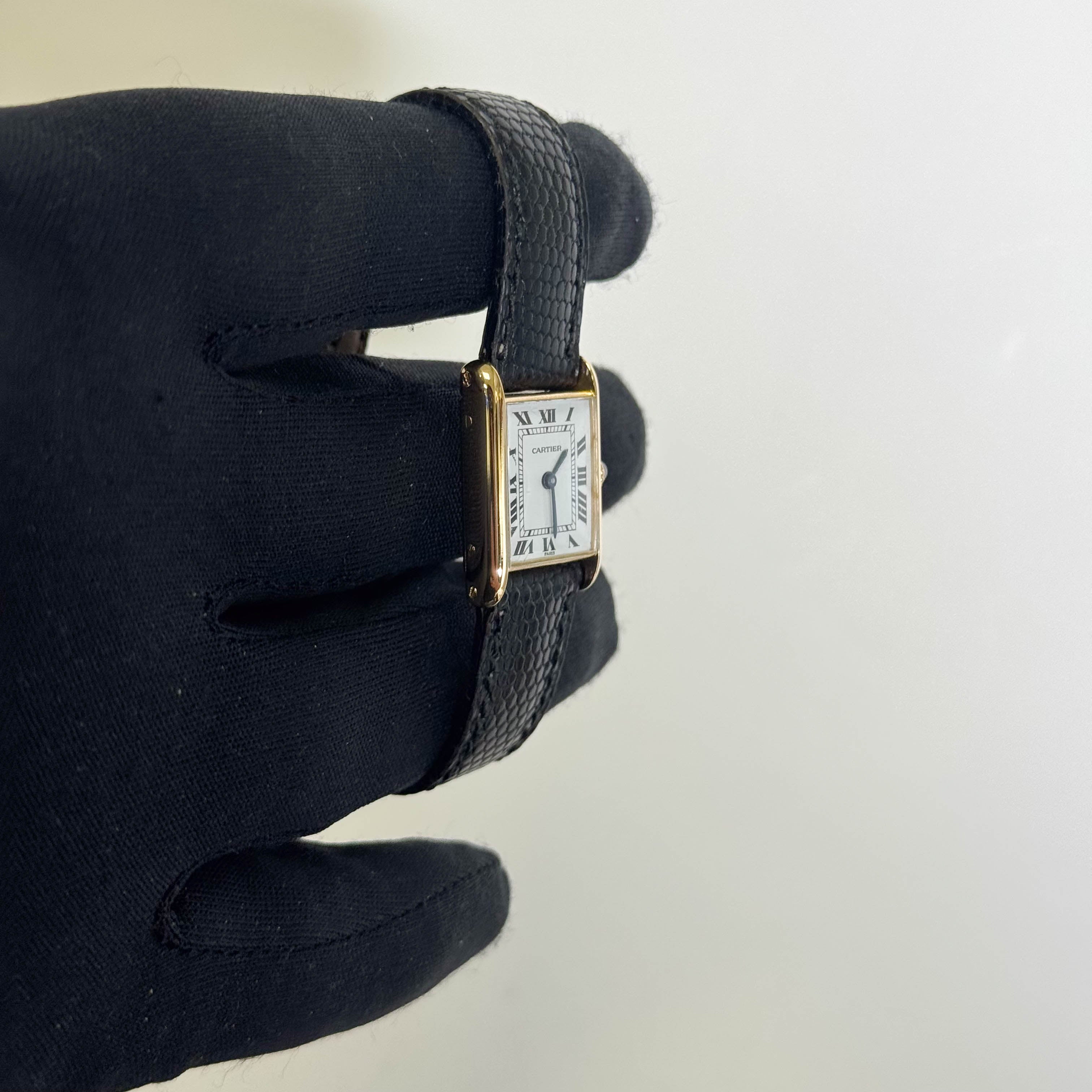 Cartier Tank 18mm White Dial Watch Ref# 88105 - Happy Jewelers Fine Jewelry Lifetime Warranty