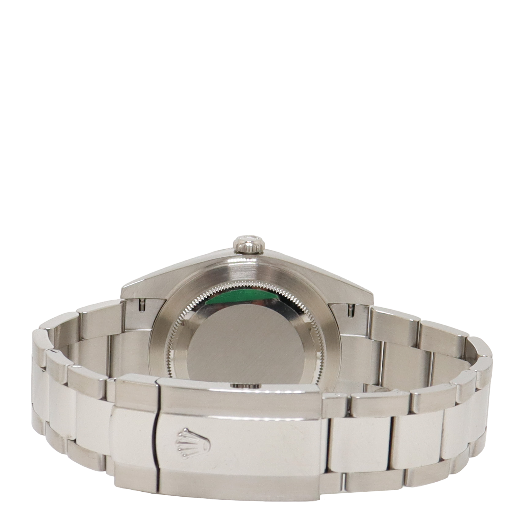 Rolex Datejust 41mm Stainless Steel Mint Green Fluted Motif Stick Dial Watch Reference# 126334 - Happy Jewelers Fine Jewelry Lifetime Warranty