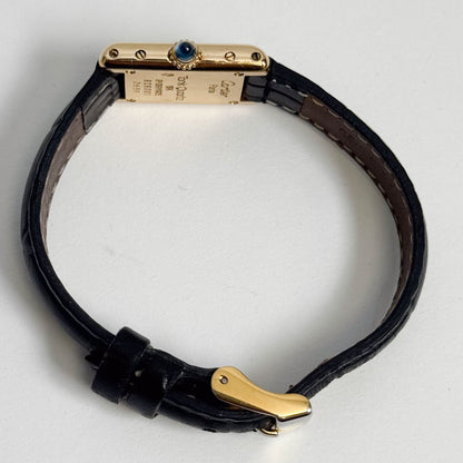 Cartier Tank 15mm White Dial Watch Ref# Tank Quartz - Happy Jewelers Fine Jewelry Lifetime Warranty