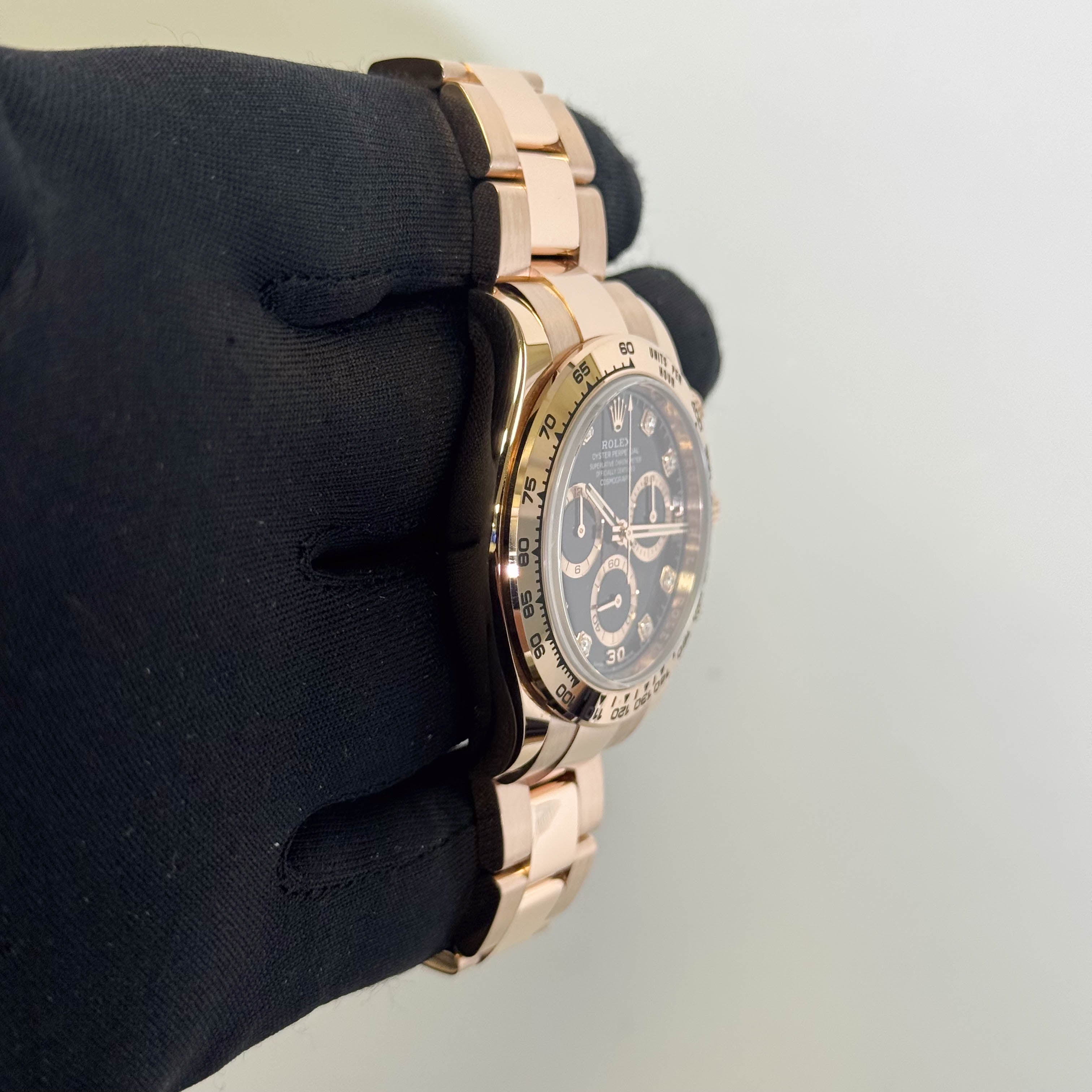 Rolex Daytona 40mm Black Dial Watch Ref# 116505 - Happy Jewelers Fine Jewelry Lifetime Warranty