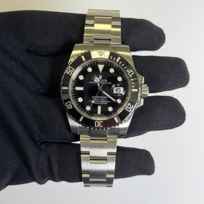 Rolex Submariner 40mm Black Dial Watch Ref# 116610LN