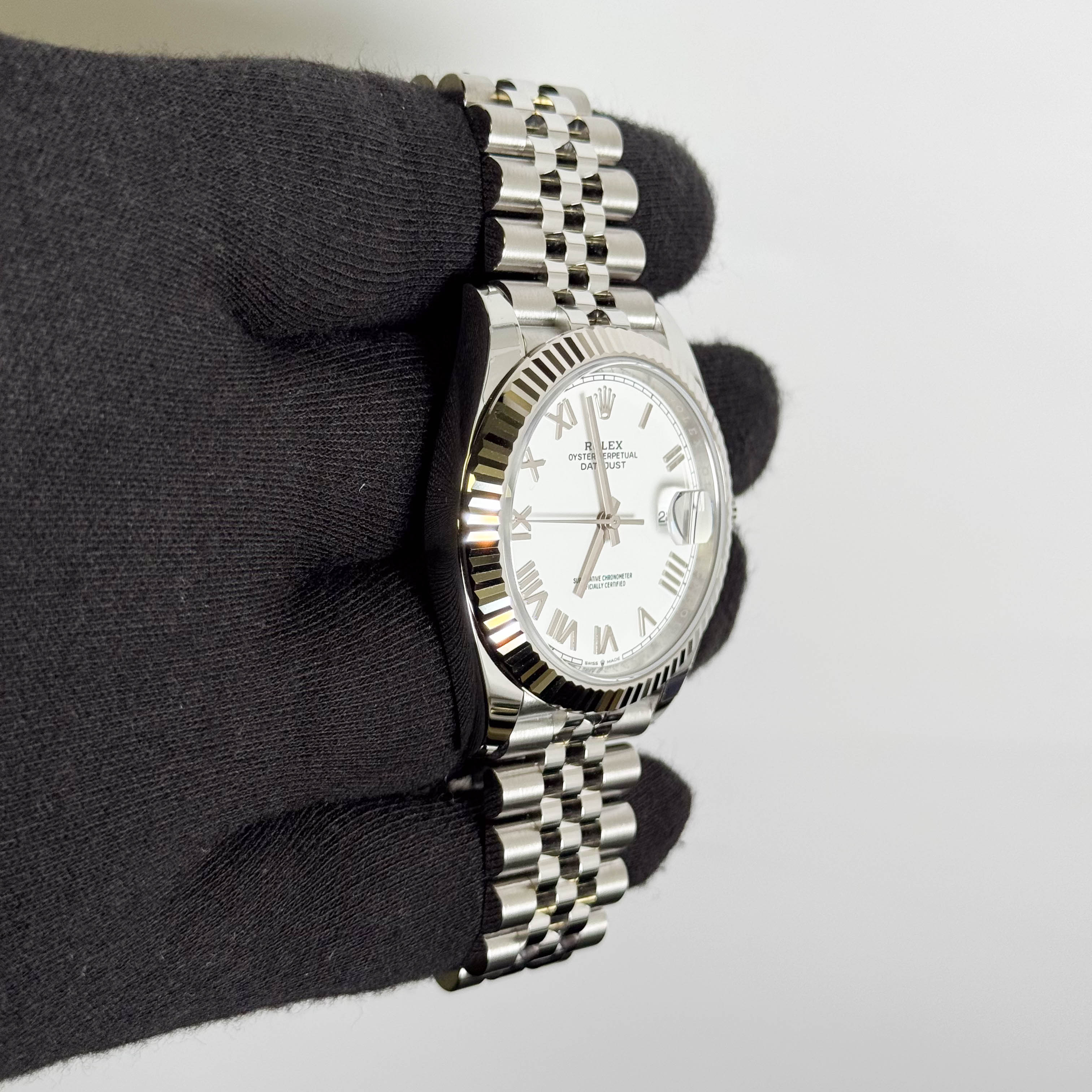 Rolex Datejust 41mm White Dial Watch Ref: 126334